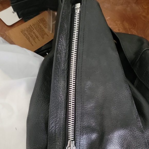 Black Leather Riding Chaps - Picture 7 of 12